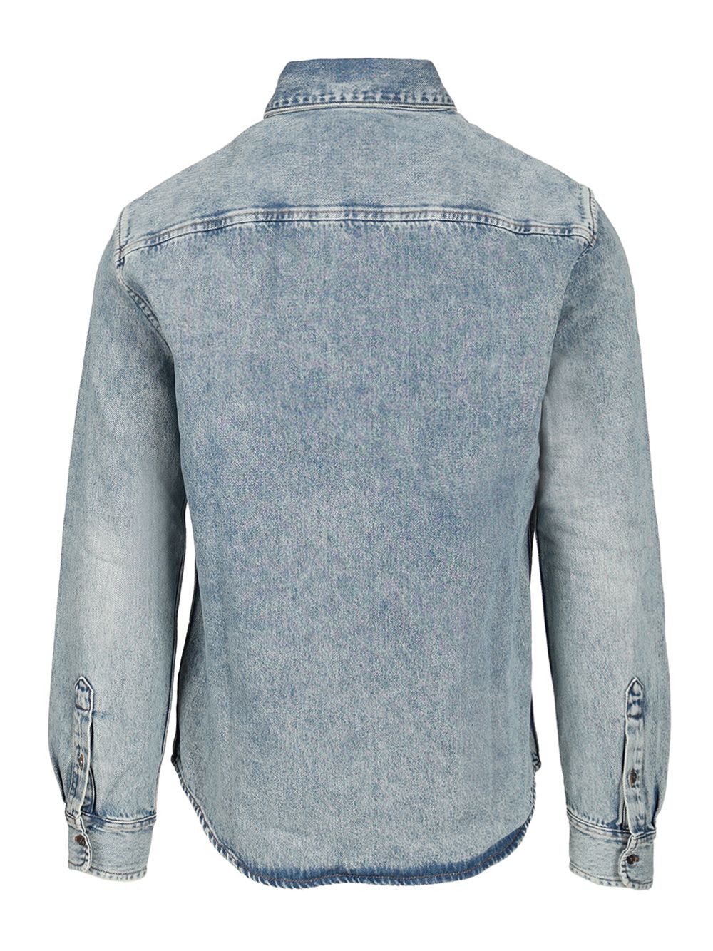 Ami Denim Shirt Jeans - Blu | 6c42b770d6a114e110af8da40bdfbe2dd99ca036