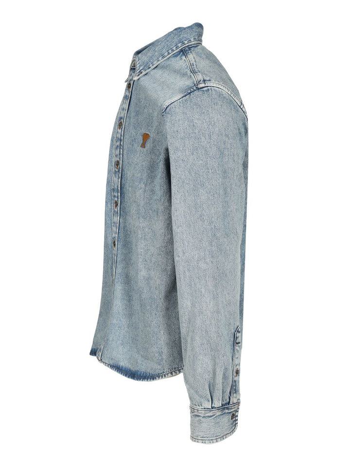 Ami Denim Shirt Jeans - Blu | a366f87af94dba73922cb1e2194ed4b532f62c65