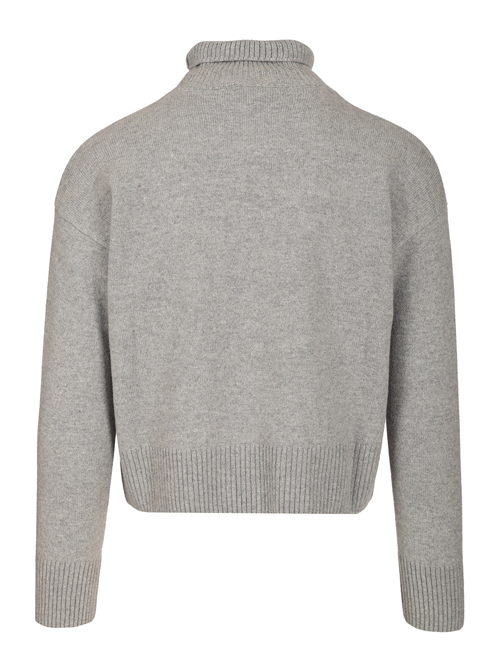 Ami Turtleneck Sweater Knitwear - Grey | 4c5976fd1ace93cddefdbd8af4c3b50aaf506039