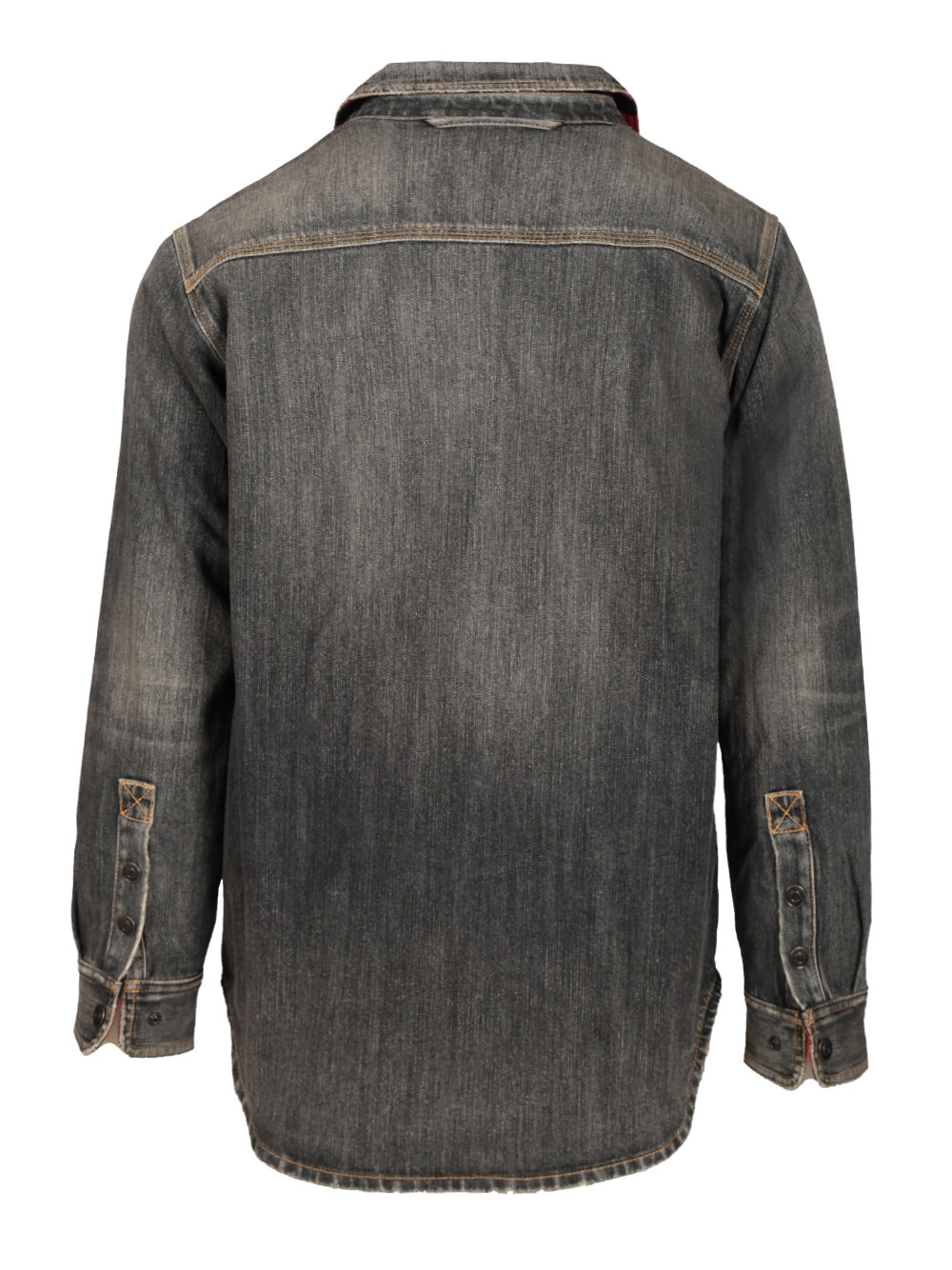 Balenciaga Denim Overshirt Shirts - Grey | 1ec521feefd3c637efff2be52f8cfce75b10ea2e