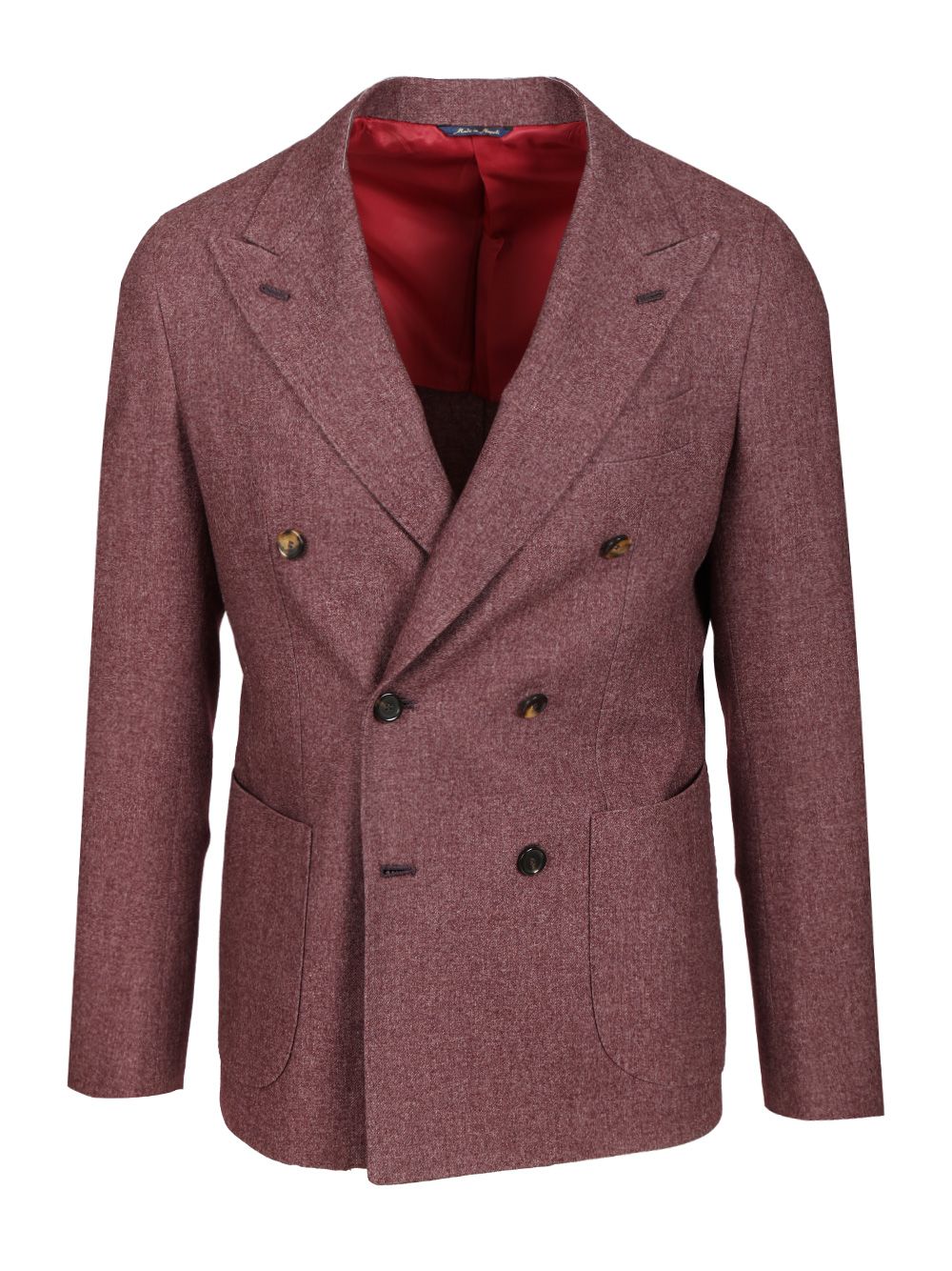 Al Duca D'Aosta Double-Breasted Blazer Giacche - Bordeaux | cdfd908113365be183f48a0d6955fa0a34271951