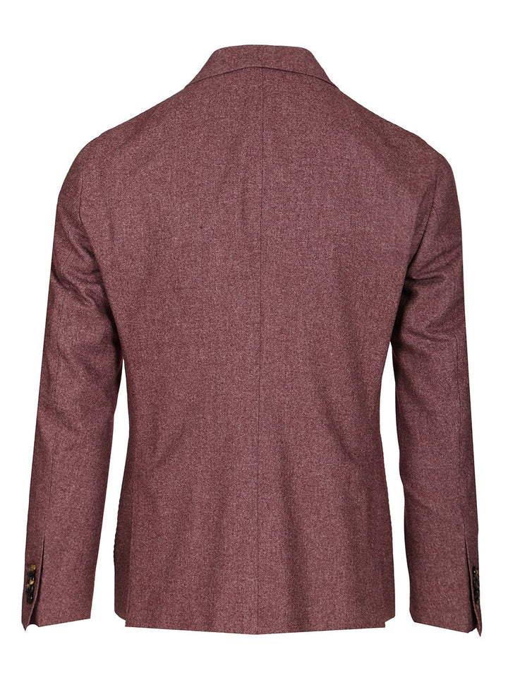 Al Duca D'Aosta Double-Breasted Blazer Giacche - Bordeaux | d6c6ea1b3e97129104316e2b5d1b2d51d1ff6fb8