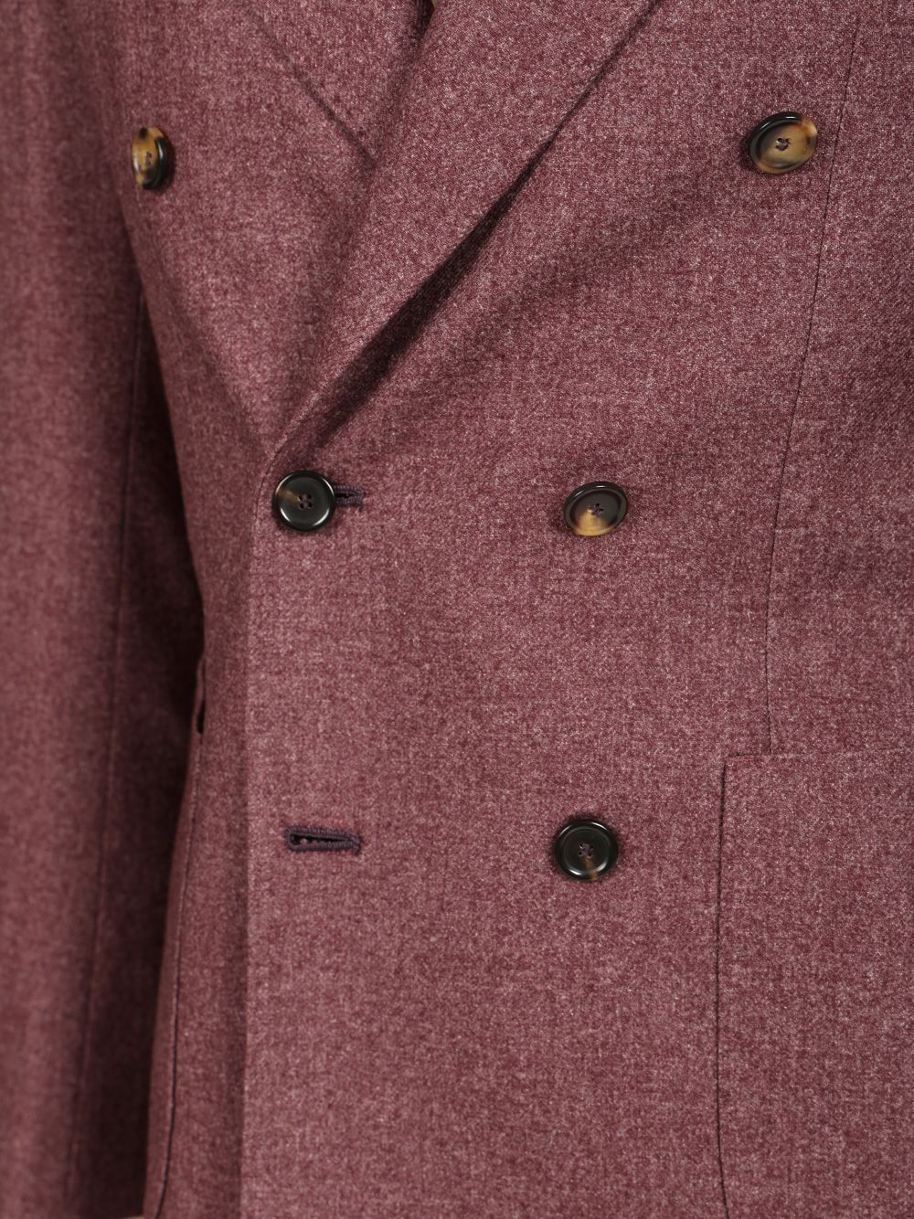 Al Duca D'Aosta Double-Breasted Blazer Giacche - Bordeaux | db2f2611031af2851ef5c6e6690f2e3e8ba09193