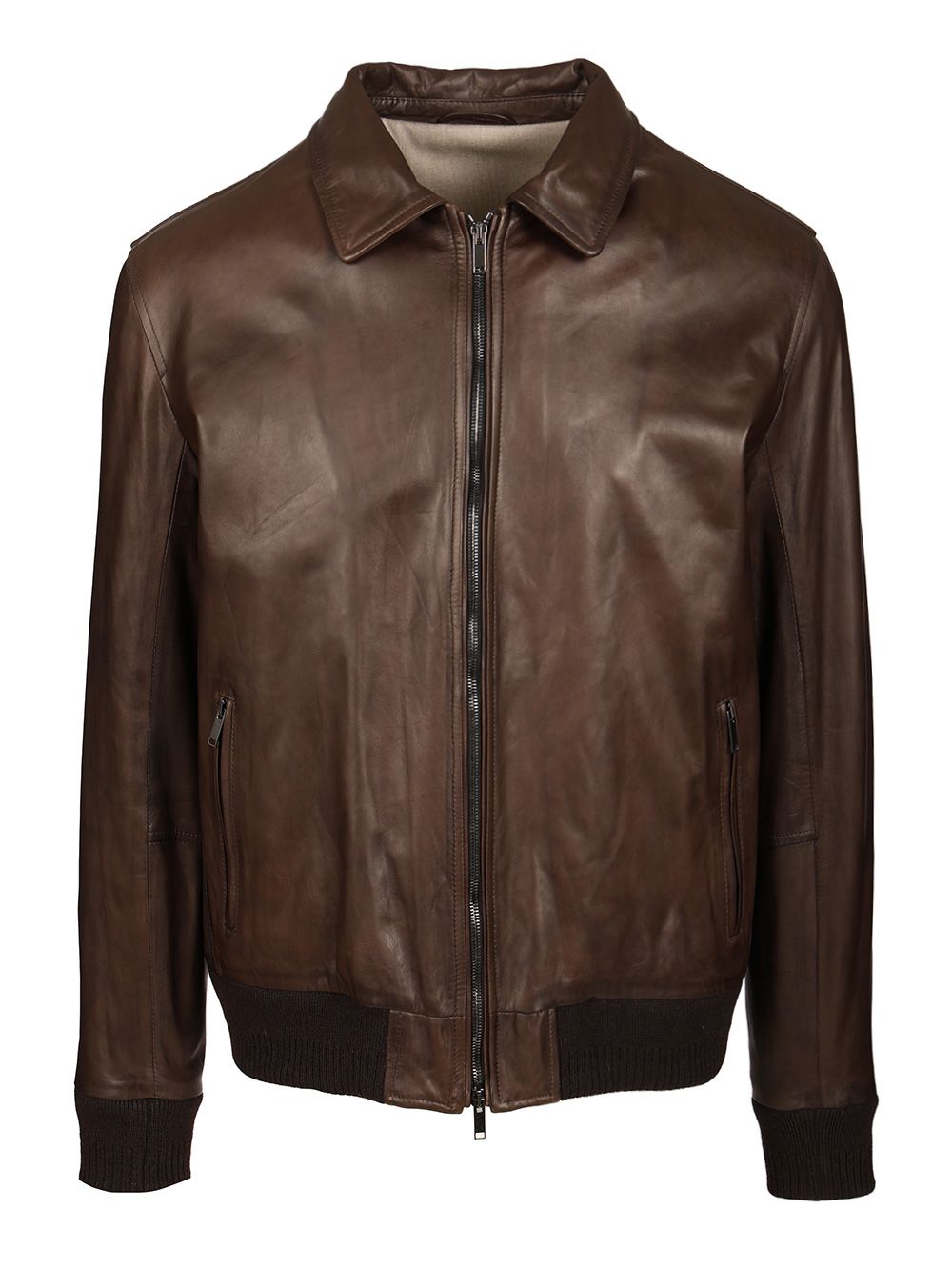 Al Duca D'Aosta Leather Jacket Giacche - Marrone | fb94cc8a4af66f2ebd3a0a5c5e4dde3467e51fbe