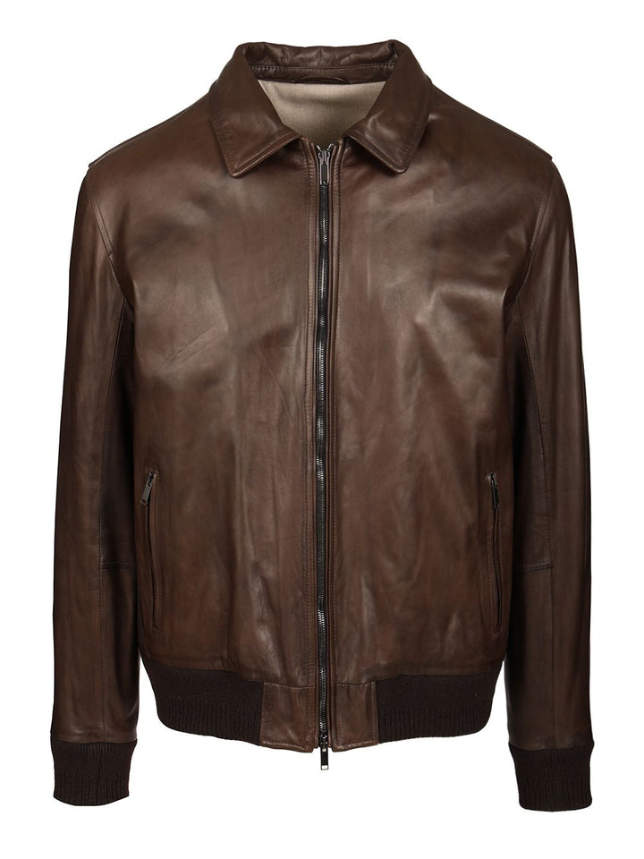 Al Duca D'Aosta Leather Jacket Giacche - Marrone | fb94cc8a4af66f2ebd3a0a5c5e4dde3467e51fbe