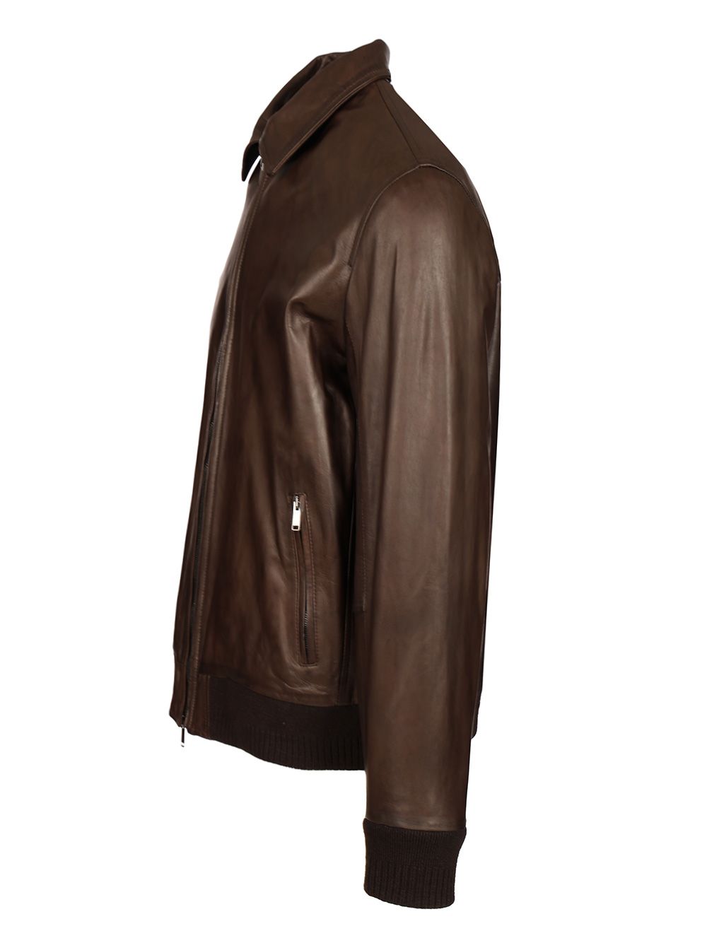 Al Duca D'Aosta Leather Jacket Giacche - Marrone | 6ef9da757a7736373c66ff21ea54b7ed7f0ad531