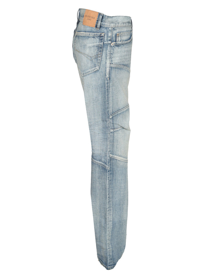 Balenciaga Fitted Low-Waist Jeans - Blu | da5611d92b3aaf7435cd97e3a940a9026a577951