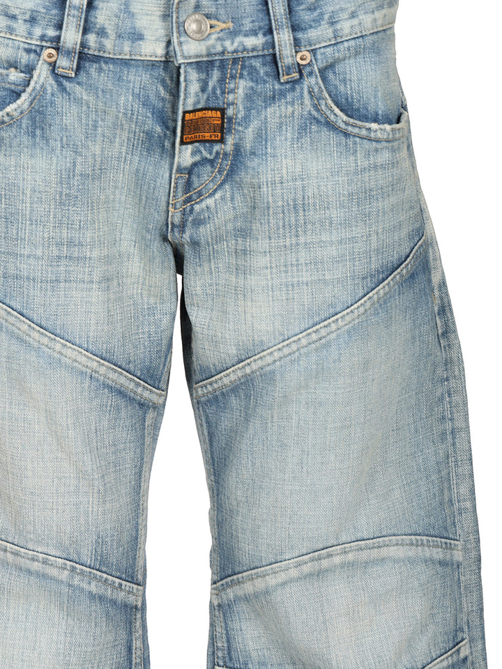 Balenciaga Fitted Low-Waist Jeans - Blu | bfa5ead6aa428c5d1244c26dcffa03d74803491a