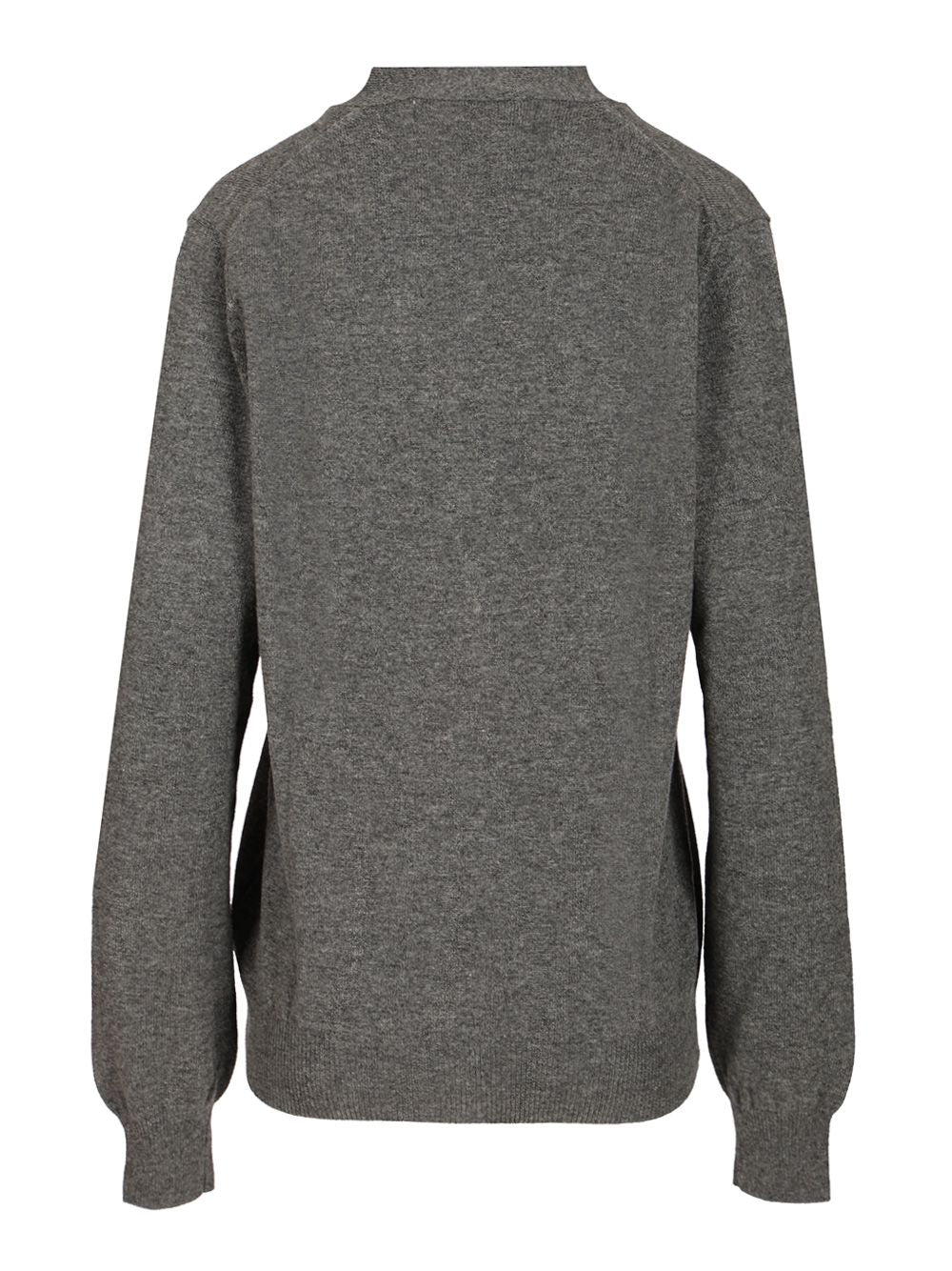 Comme Des Garcons Play Wool Cardigan Knitwear - Grey | 25b790dcf13f846e4e651a1c19795de63237b754