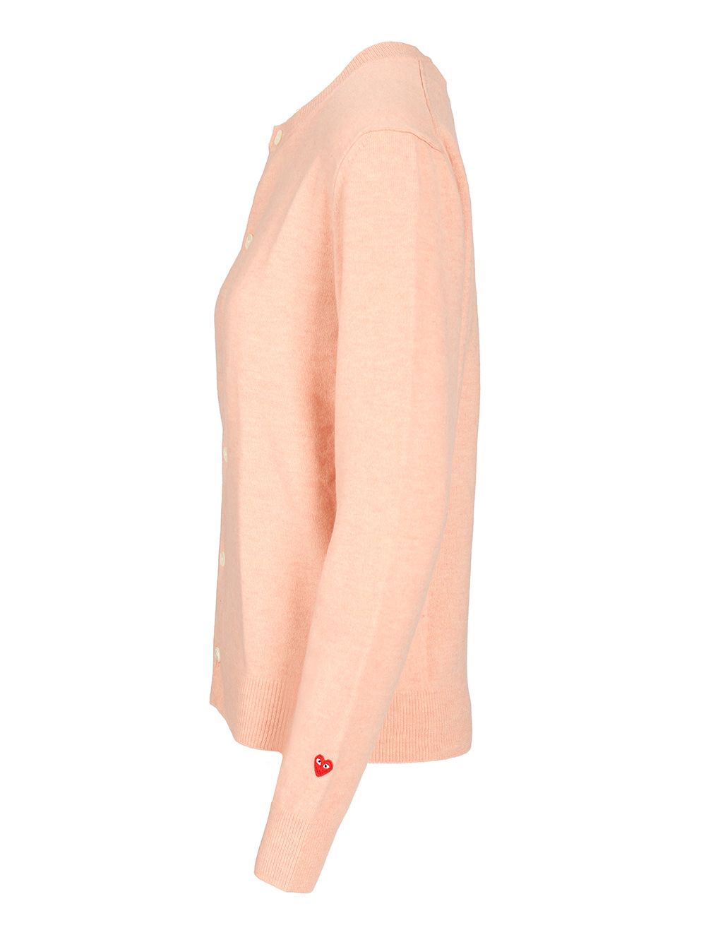 Comme Des Garcons Play Wool Cardigan Knitwear - Rose | 7ddb9fe6b30954da302bde801a77d5ce3196543f