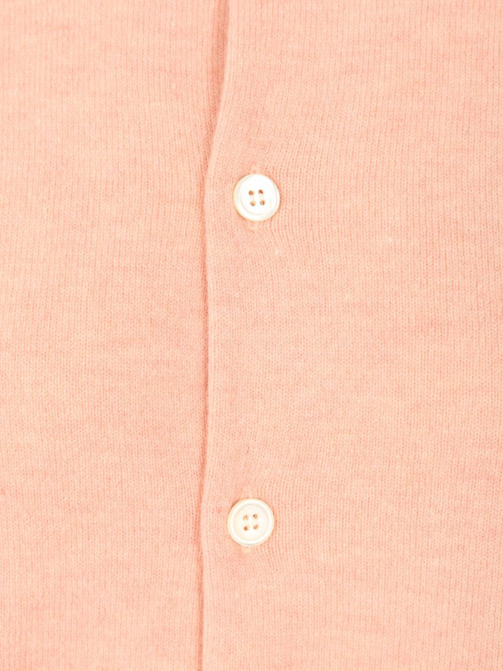 Comme Des Garcons Play Wool Cardigan Knitwear - Rose | f03e3552d025bf90eda10adb647365ca09349e1e