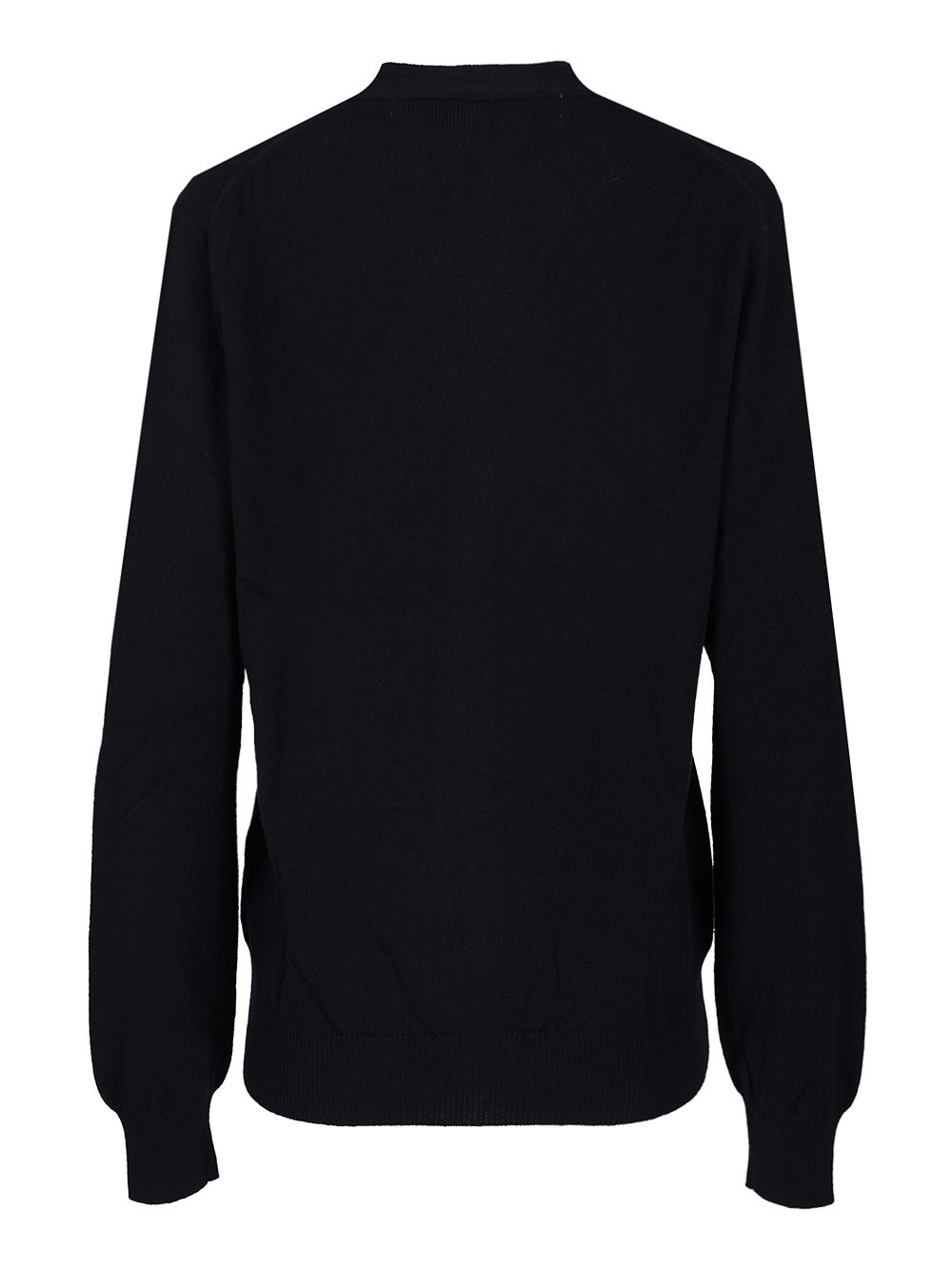 Comme Des Garcons Play Wool Cardigan Knitwear - Blu | 71599d76594279cfb929a54ae115c4b81914c513