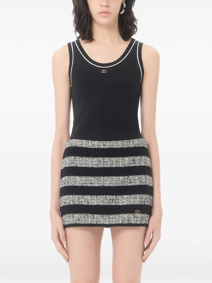 Valentino Garavani Top - Nero | cebec097dbb7f8859e8d5b56feb7205d8be9a8ef