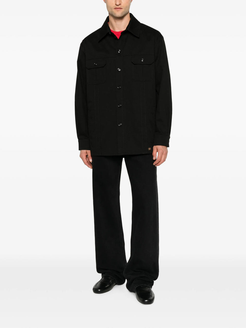 Valentino Garavani Shirt jackets - Nero | 80bbd3c69cd988de5cdd84a7b6faf453cd522b24