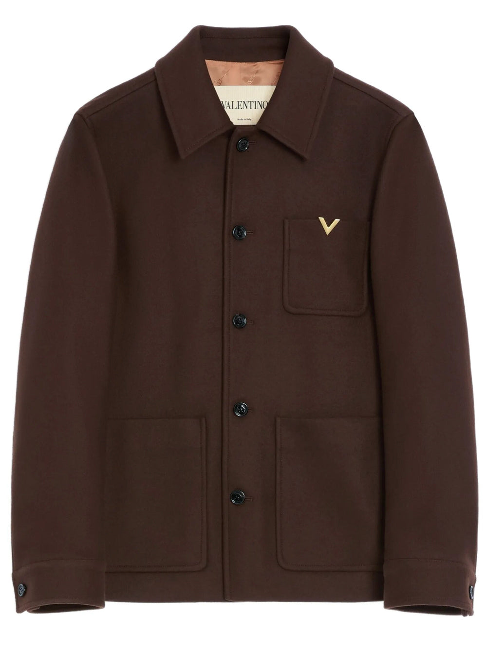 Valentino Garavani Shirt jackets - Marrone | f9f00406186eda634abdd477169022437b3928e1