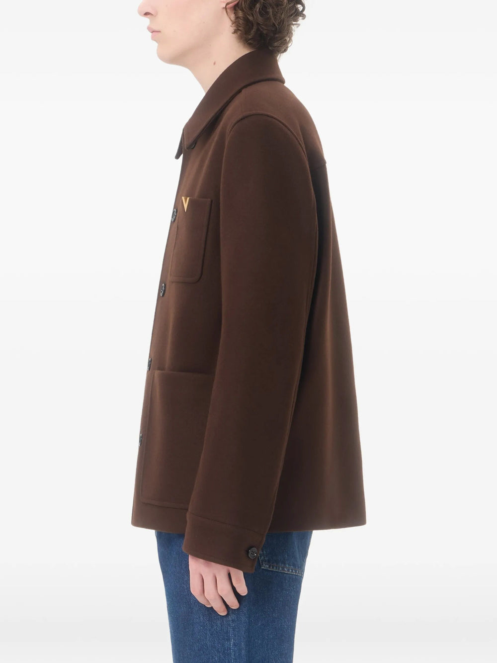 Valentino Garavani Shirt jackets - Marrone | 29a1c2241263996aeeabcaea8c30fb631279204f