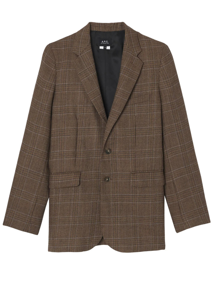 A.P.C. Blazer - Marrone | 707f1673f6d910f74b1879350a6cd299b3f32163