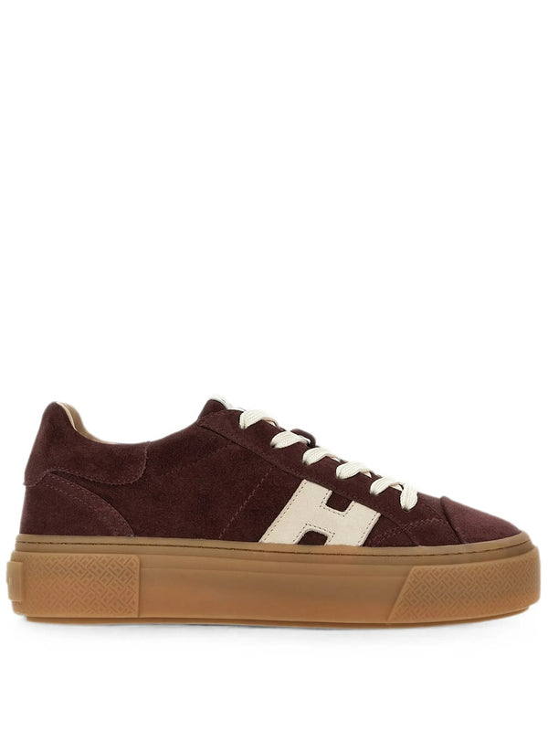 Sneakers Hogan Crosswind In Pelle Scamosciata
