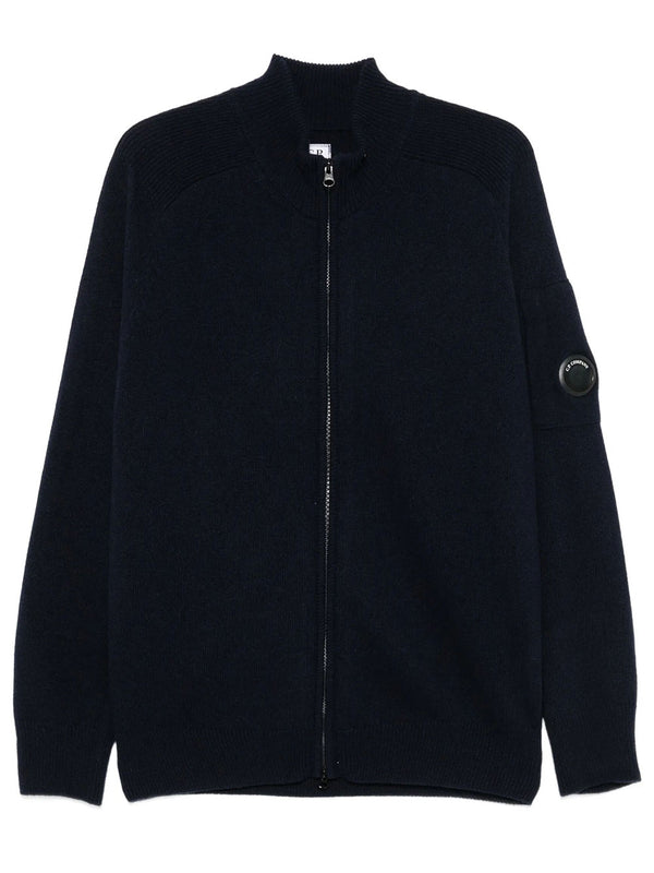 Cardigan In Maglia Con Zip