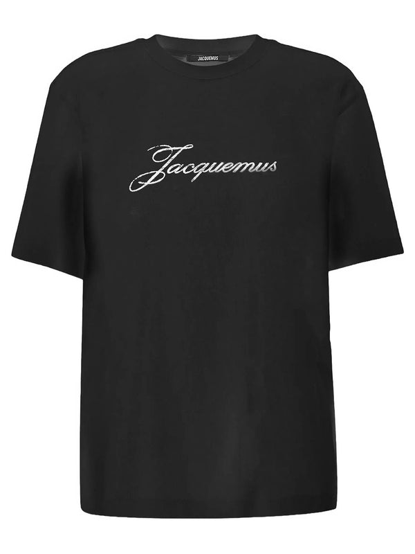 Le T-Shirt Jacquemus In Misto Cotone Con Logo Stampato