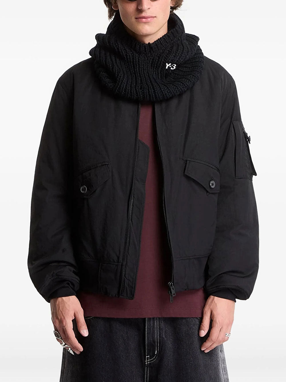 Y-3 Giubbotto - Nero | 447fe082e9b66b9e24e1bae08ce63b0b72b78c44