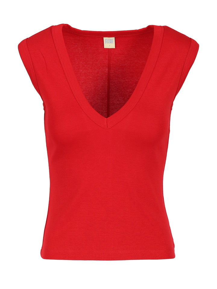 Flore Flore  Dewi Top - Rosso | 8063faccd8c5549e4009b11778dcb47d09b2ea0c