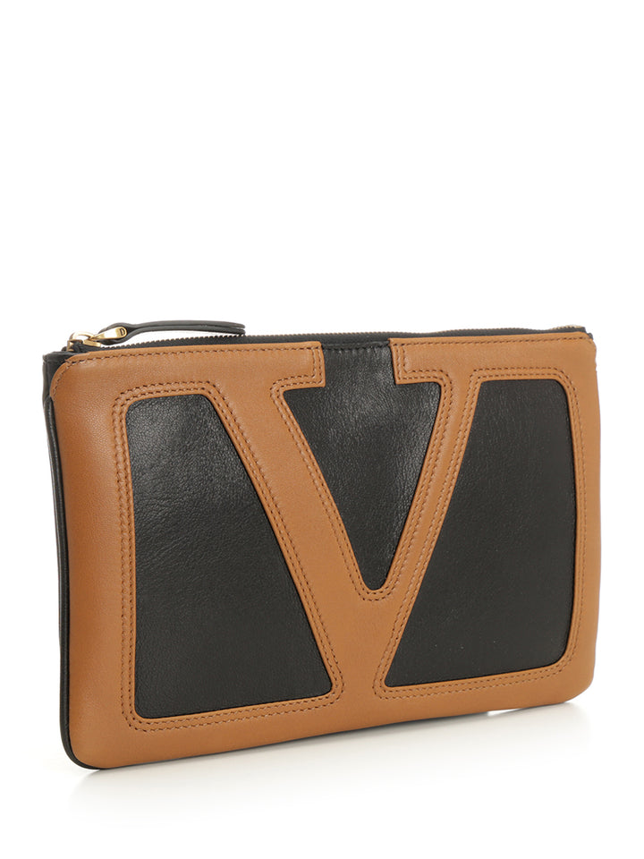 Valentino Garavani Viva Superstar Small leather goods - Nero | 711277506cc2f4ddf26d4a484b7bd2785859ab04