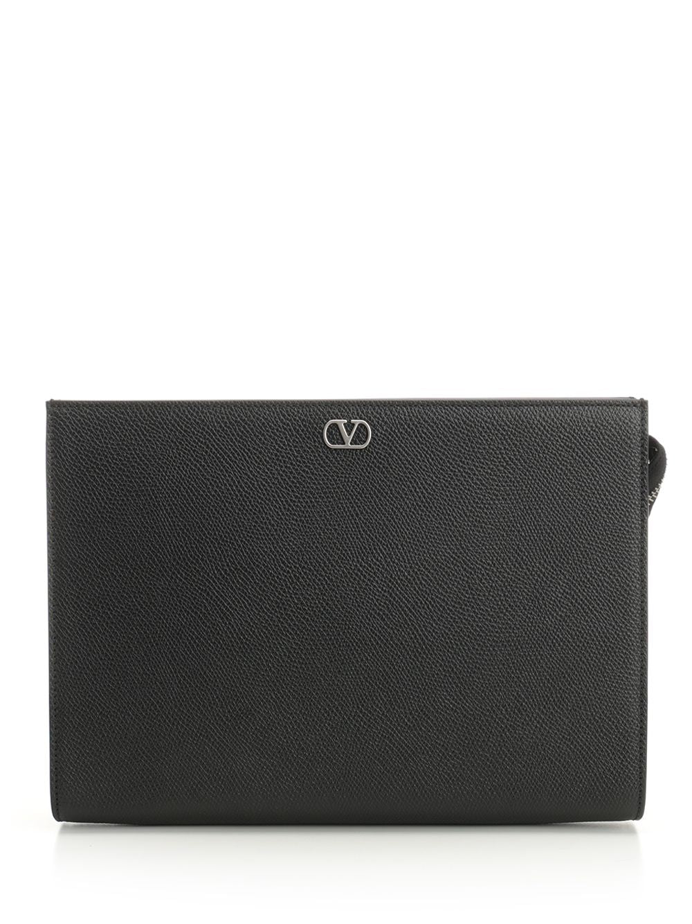 Valentino Garavani Vlogo Signature Small leather goods - Nero | 0a58e6e6ea49d6b5ca9e901bb7142f934c75c01d