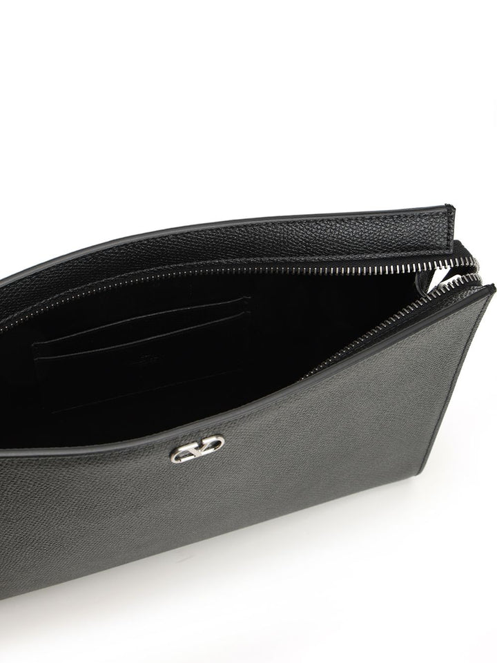 Valentino Garavani Vlogo Signature Small leather goods - Nero | 2ecd72cea9f1fb103f31a4b9670986bb0c8b65bd