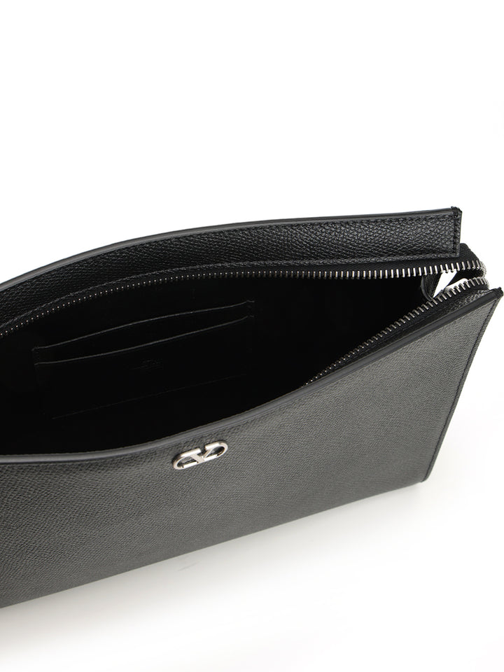 Valentino Garavani Vlogo Signature Small leather goods - Nero | 6d9261adf032c35737f512ff5afec4f6dcb1267c