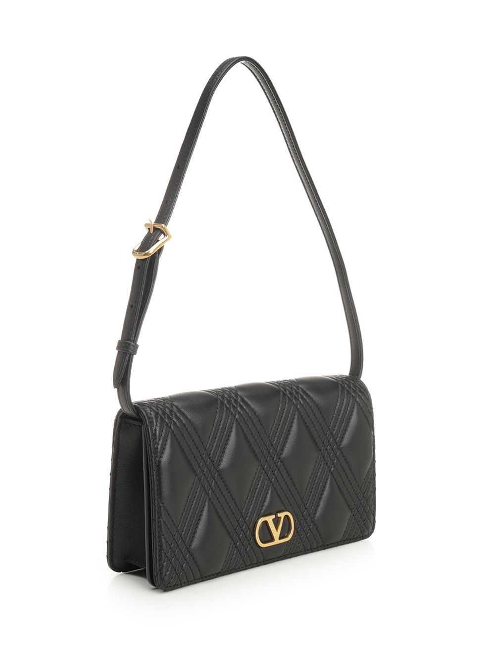 Valentino Garavani Quiltie 67 Small leather goods - Nero | 6e5963a7ec4c81fab4768062ab74543fac1cf493