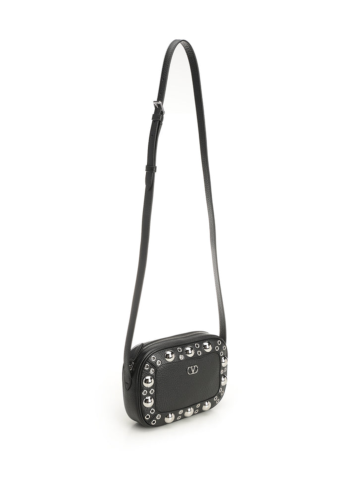 Valentino Garavani Nellcôte Crossbody Bags - Nero | 795a5fafb84cf0dec5b12b17adc772fbd2c44aae