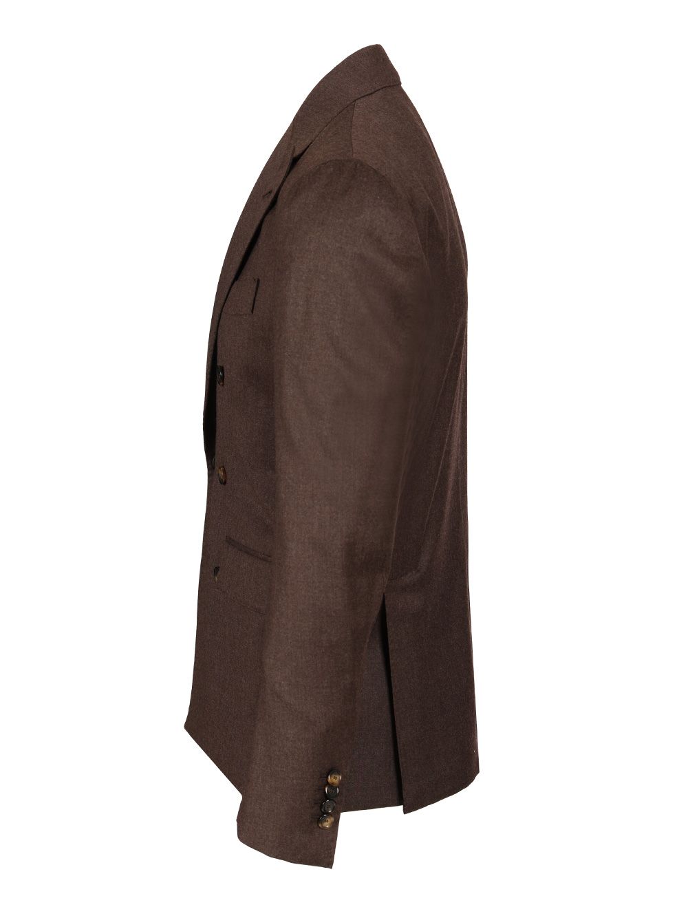 Al Duca D'Aosta Flannel Double-Breasted Suit Abiti - Marrone | abd912d982b160974c26ff08440533870409fe83