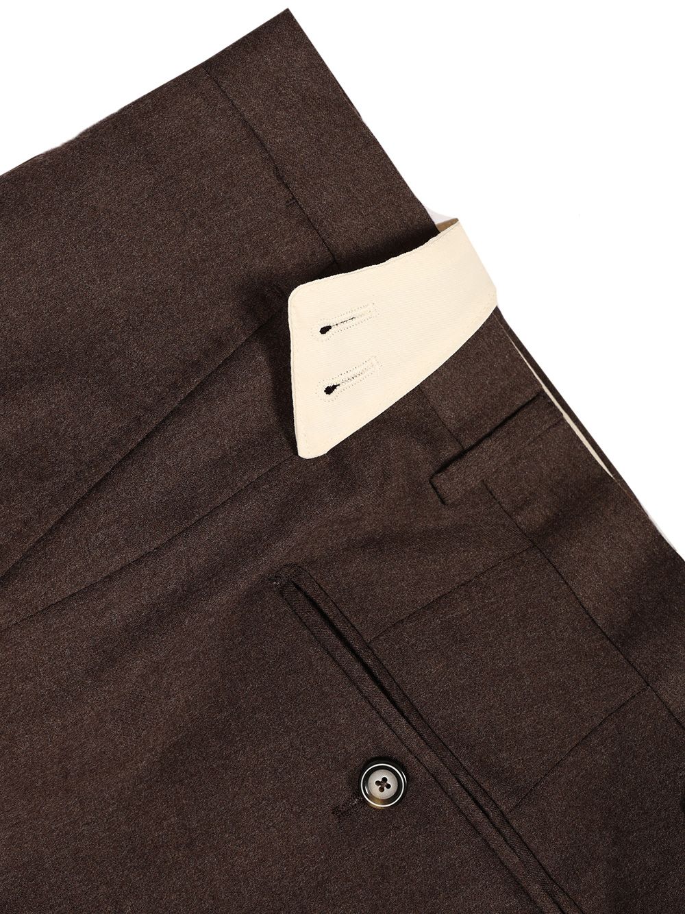 Al Duca D'Aosta Flannel Double-Breasted Suit Abiti - Marrone | 2b76a2c9fee9c17f07436d778e306cc347b2ec1a