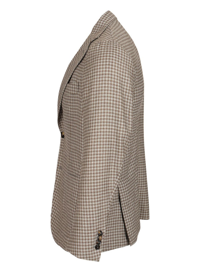 Al Duca D'Aosta Cashmere And Wool Blazer Giacche - Marrone | 245033f58aa5dda4e22fbf4da3e081e4c842a211