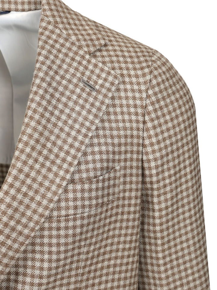 Al Duca D'Aosta Cashmere And Wool Blazer Giacche - Marrone | 9c1a0104e4833da32a915ce6bb6156cf4620e889