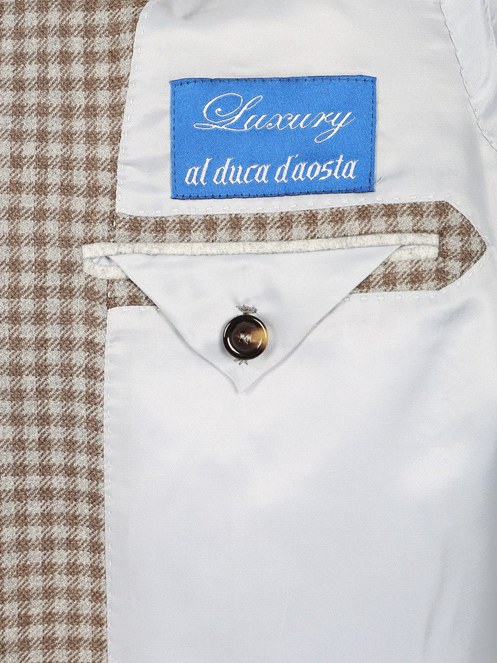 Al Duca D'Aosta Cashmere And Wool Blazer Giacche - Marrone | 0f48c9797367e3a09460940031a00d097a68056b