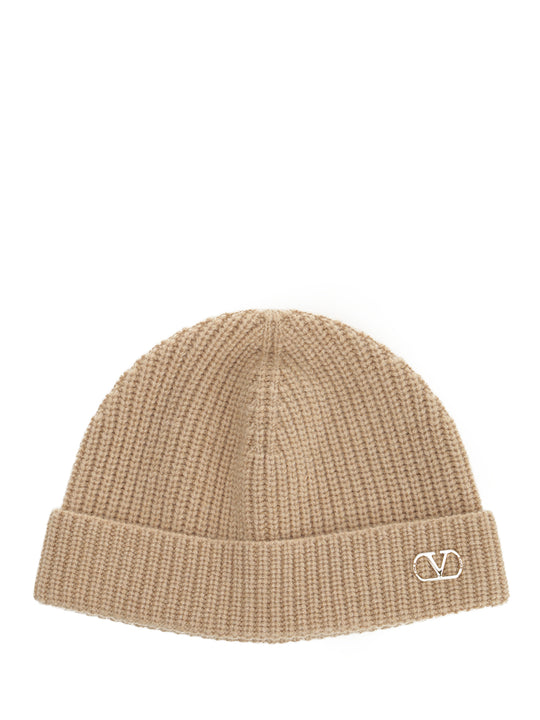 Cashmere Bennie Cap Cappelli Beige