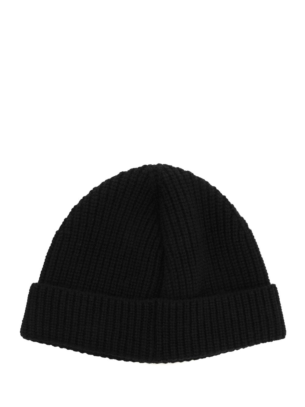 Valentino Garavani Cashmere Bennie Cap Cappelli - Nero | d860af50af567c8bf15ae723003b3b95ca2870b9