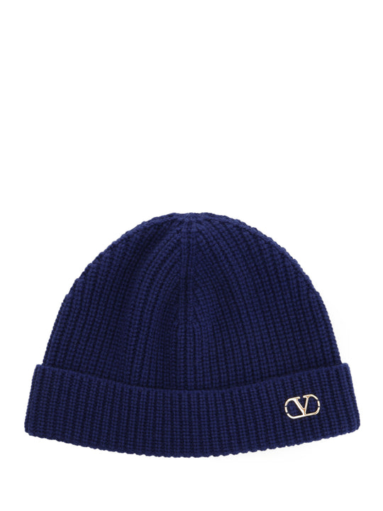 Cashmere Bennie Cap Cappelli Blu