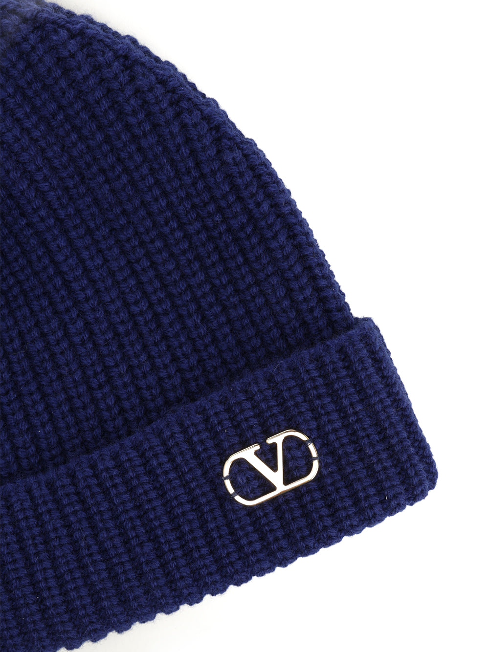 Valentino Garavani Cashmere Bennie Cap Cappelli - Blu | b67c8b8f5f8b5750417666f9047262a1ee02bbc2