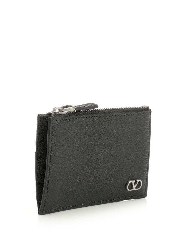 Valentino Garavani Vlogo Signature Small leather goods - Nero | 72b2c887d5b8d9c217abba62c5630bbeec0154a7