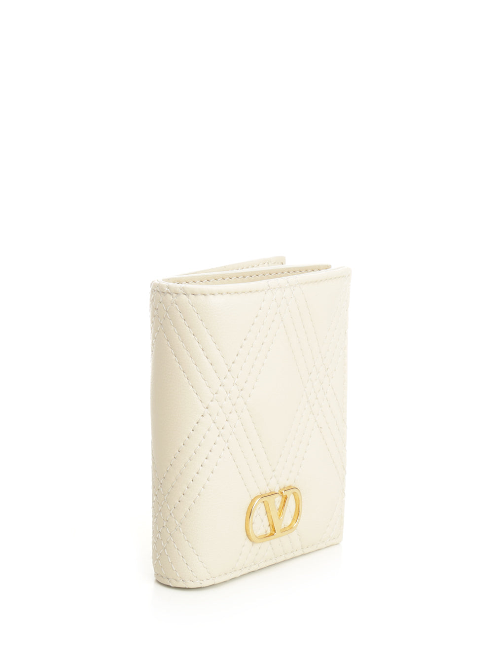 Valentino Garavani Quilted 67 Leather Wallet Wallets - Bianco | bf48bfdf59e4fefa4557781ee843742f82b97775
