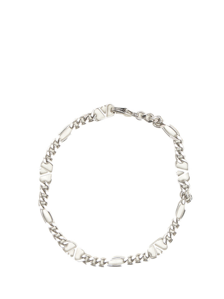Valentino Garavani Vlogo Chain Bracelet Gioielli - Silver | e107d904e0b392a3e0c8efb2ceef767678cb29d5