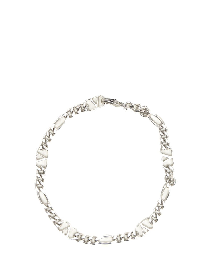 Valentino Garavani Vlogo Chain Bracelet Gioielli - Silver | 4cdbc32731fa27cca60644043c3d1a2aa14a0d01
