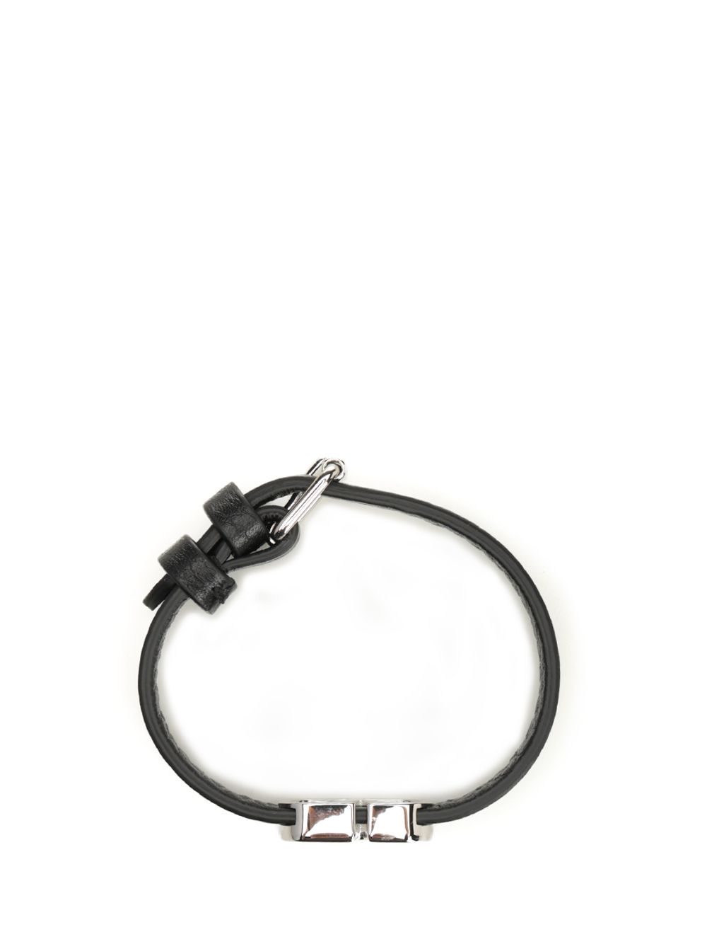 Valentino Garavani Vlogo Signature Leather Bracelet Gioielli - Nero | e559a579a6ebcc3b376e283668d13281f785a00b