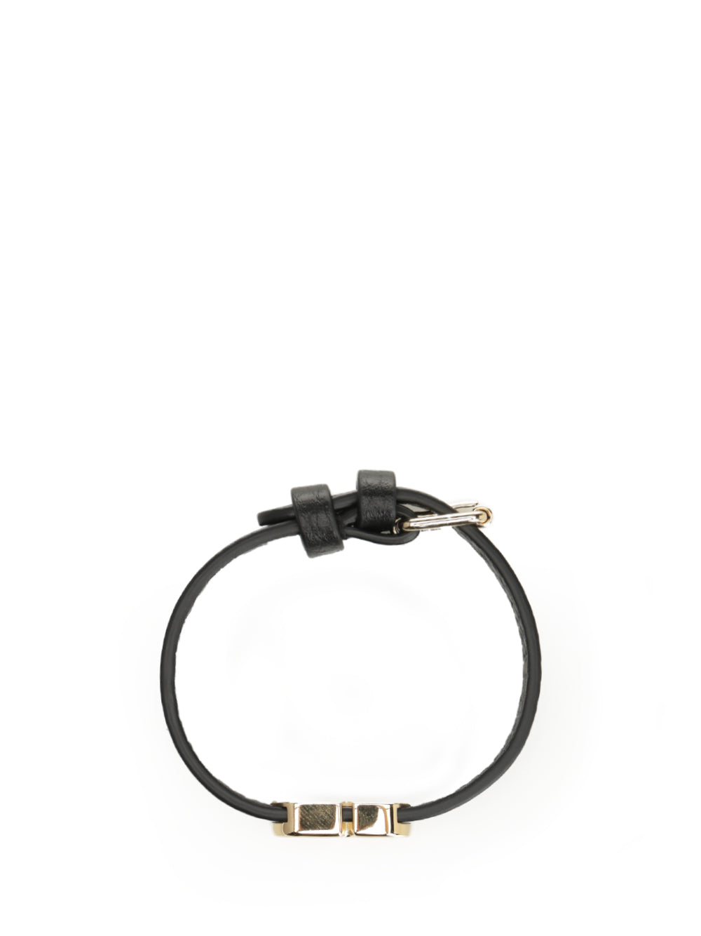 Valentino Garavani Vlogo Signature Leather Bracelet Gioielli - Nero | 056b39a5eb901db0c7b58ba2a02904b50cbf68db