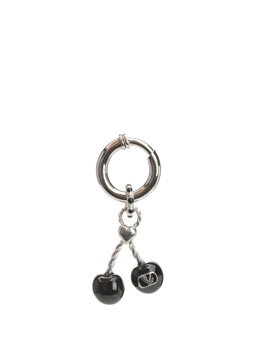 Valentino Garavani Single Cherry Earring Gioielli - Nero | 0f2f6cecdfa110ec824d2d973418ea210511f844
