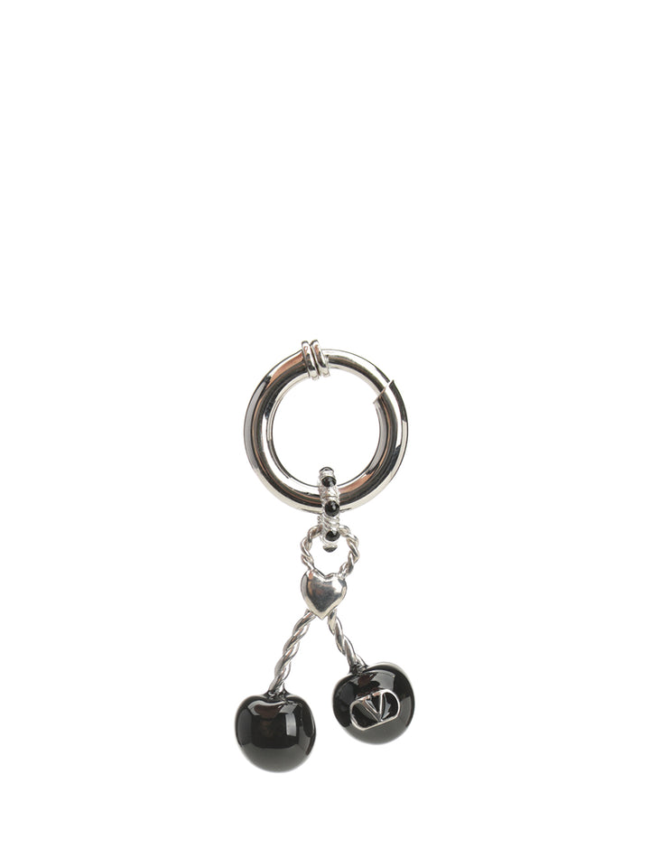 Valentino Garavani Single Cherry Earring Gioielli - Nero | 0f2f6cecdfa110ec824d2d973418ea210511f844