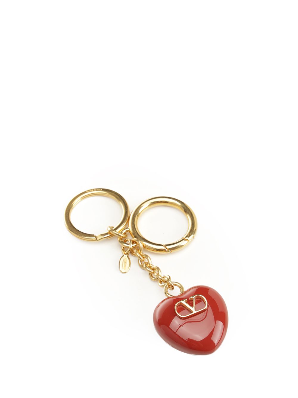 Valentino Garavani Vlogo Signature Keychain Keyrings - Rosso | a7bf53186c3ba822a9b6e0b6ac5e8aafc9bf4325